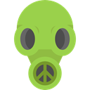 Gas Mask, Chemical Weapon, miscellaneous, Tools And Utensils, Biological Hazard, Respirator YellowGreen icon