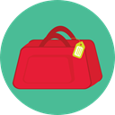 luggage, baggage, travelling, suitcase, travel, Tools And Utensils CadetBlue icon