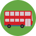 vehicle, Bus, Automobile, Public transport, transportation, transport OliveDrab icon