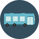 transport, vehicle, Bus, Automobile, Public transport, transportation DarkSlateGray icon