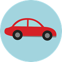 transport, vehicle, Automobile, Car, transportation LightBlue icon