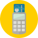 Business, commerce, pay, Credit card, Debit card, payment method, Point Of Service, Commerce And Shopping Gold icon