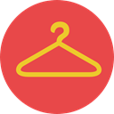 clothing, hanger, wardrobe, Closet, Tools And Utensils, Commerce And Shopping Tomato icon