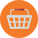 shopping basket, Supermarket, online store, Shopping Store, Commerce And Shopping, commerce Chocolate icon