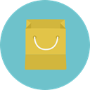 shopping bag, Supermarket, Shopper, Commerce And Shopping, Business, commerce, shopping, Bag MediumAquamarine icon