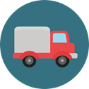 vehicle, Bus, Automobile, Public transport, Shipping And Delivery, transportation, truck, transport SeaGreen icon