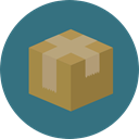 package, Box, packaging, Business, Delivery, cardboard, fragile, Shipping And Delivery SeaGreen icon
