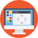 Browser, internet, Computer, web, interface, ui, computing, Seo And Web Tomato icon