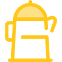 food, kettle, hot drink, kitchenware, Tools And Utensils, Coffee Pot, Food And Restaurant, Coffee Gold icon