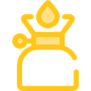 miscellaneous, fire, Gas, Flame, Cook, Camping, Cooking Gold icon