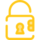 locked, Lock, secure, security, padlock, Tools And Utensils Gold icon