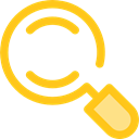 search, magnifying glass, zoom, detective, Loupe, Seo And Web Gold icon