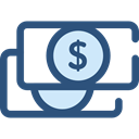 Business And Finance, Money, Cash, Currency, Notes, Business DarkSlateBlue icon