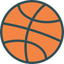 Basketball, team, equipment, sports, Sport Team, Sports And Competition Coral icon