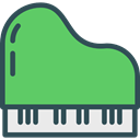 Keyboard, music, piano, Keys, musical instrument, Orchestra, Music And Multimedia MediumSeaGreen icon
