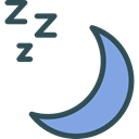medical, Moon, night, sleep, nature, Rest, Sleeping, Health Care Black icon