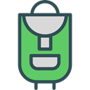 baggage, Bags, travel, Backpack, luggage MediumSeaGreen icon