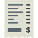 invoice, Business And Finance, commerce, Ticket, payment, receipt, Business, Bill Gainsboro icon