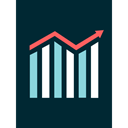 Stats, Analytics, loss, Profits, Business And Finance, Seo And Web Black icon