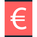 Euro, Business, Money, commerce, Currency, exchange, Trading, Business And Finance, Commerce And Shopping Tomato icon