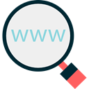 search, magnifying glass, Seo And Web, zoom, detective, Loupe, Tools And Utensils WhiteSmoke icon