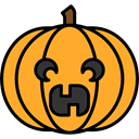 scary, fear, halloween, pumpkin, horror, Terror, spooky Goldenrod icon