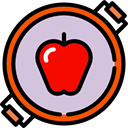 Apple, organic, diet, vegetarian, vegan, Healthy Food, Food And Restaurant, food, Fruit Thistle icon