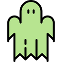 scary, fear, Ghost, halloween, horror, Terror, spooky PaleGreen icon
