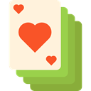 Cards, poker, gaming, Casino, Bet, gambling Cornsilk icon