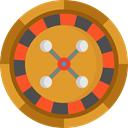 gaming, Casino, Bet, roulette, gambling Goldenrod icon