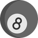 Billiard, Bet, gambling, Sports And Competition, sport, Casino DimGray icon