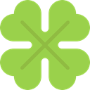 plant, Leaf, irish, Botanical, Saint Patrick, Good Luck, nature, garden, Clover, shamrock YellowGreen icon