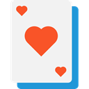 Bet, gambling, Cards, poker, Hearts, gaming, Casino WhiteSmoke icon