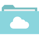 Folder, interface, storage, file storage, Data Storage, Office Material, Files And Folders SkyBlue icon