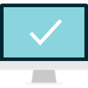 Tv, Computer, monitor, screen, television, technology SkyBlue icon