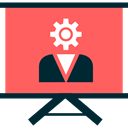 screen, powerpoint, Presentation, interface, Projector, Conference, screens, Projecting, Business Presentation, Business And Finance Tomato icon