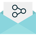 Communications, mail, share, interface, envelopes, Email, envelope, Multimedia, Message WhiteSmoke icon