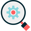search, magnifying glass, settings, Loupe, optimization, Seo And Web WhiteSmoke icon
