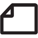file orientation, landscape orientation, paper, File, empty file Black icon