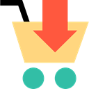 commerce, shopping cart, Supermarket, online store, Shopping Store, Commerce And Shopping Khaki icon