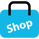 shopping bag, online shop, Commerce And Shopping, ecommerce DeepSkyBlue icon