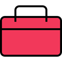 portfolio, Briefcase, Bag, suitcase, travel, Business Tomato icon