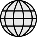 Earth Grid, Wireless Internet, Globe Grid, Maps And Location, internet, world, Multimedia, interface, worldwide, signs, Earth Globe Lavender icon