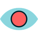 visible, Visibility, Seo And Web, view, medical, interface, Eye SkyBlue icon