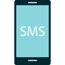 cellphone, smartphone, technology, Communications, touch screen, mobile phone SkyBlue icon