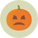 pumpkin, horror, Terror, spooky, scary, fear, Frightening, halloween LightGray icon