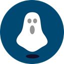 horror, Terror, spooky, scary, Ghost, halloween, fear, Frightening MidnightBlue icon