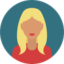 user, woman, profile, Avatar, Social SeaGreen icon