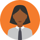 user, profile, Avatar, Social, Businesswoman Coral icon