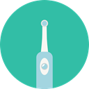 Health Care, Hygienic, Electric Toothbrush, Healthcare And Medical, Electric, electronic, Toothbrush LightSeaGreen icon